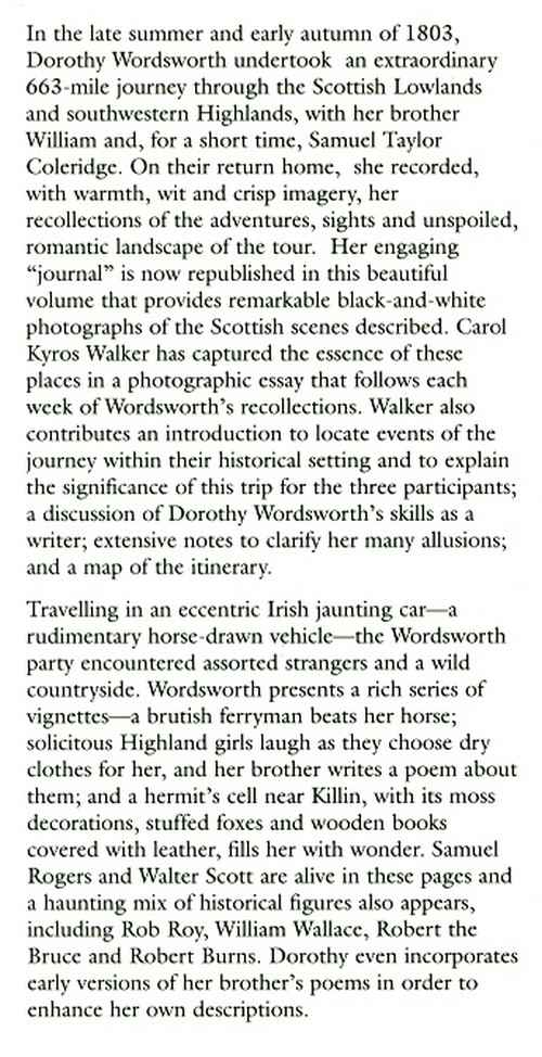 Dorothy Wordsworth's Tour of Scotland 1803